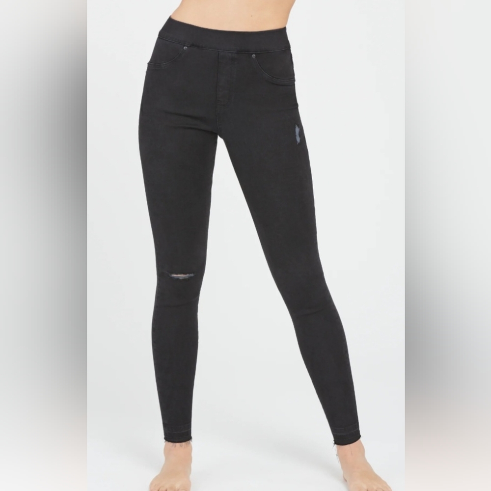 Spanx distressed ankle Jean Leggings